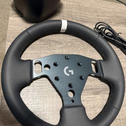 Logitech RS Steering Wheel And Hand Brake Shifter 
