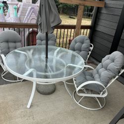 Patio Table With Chairs