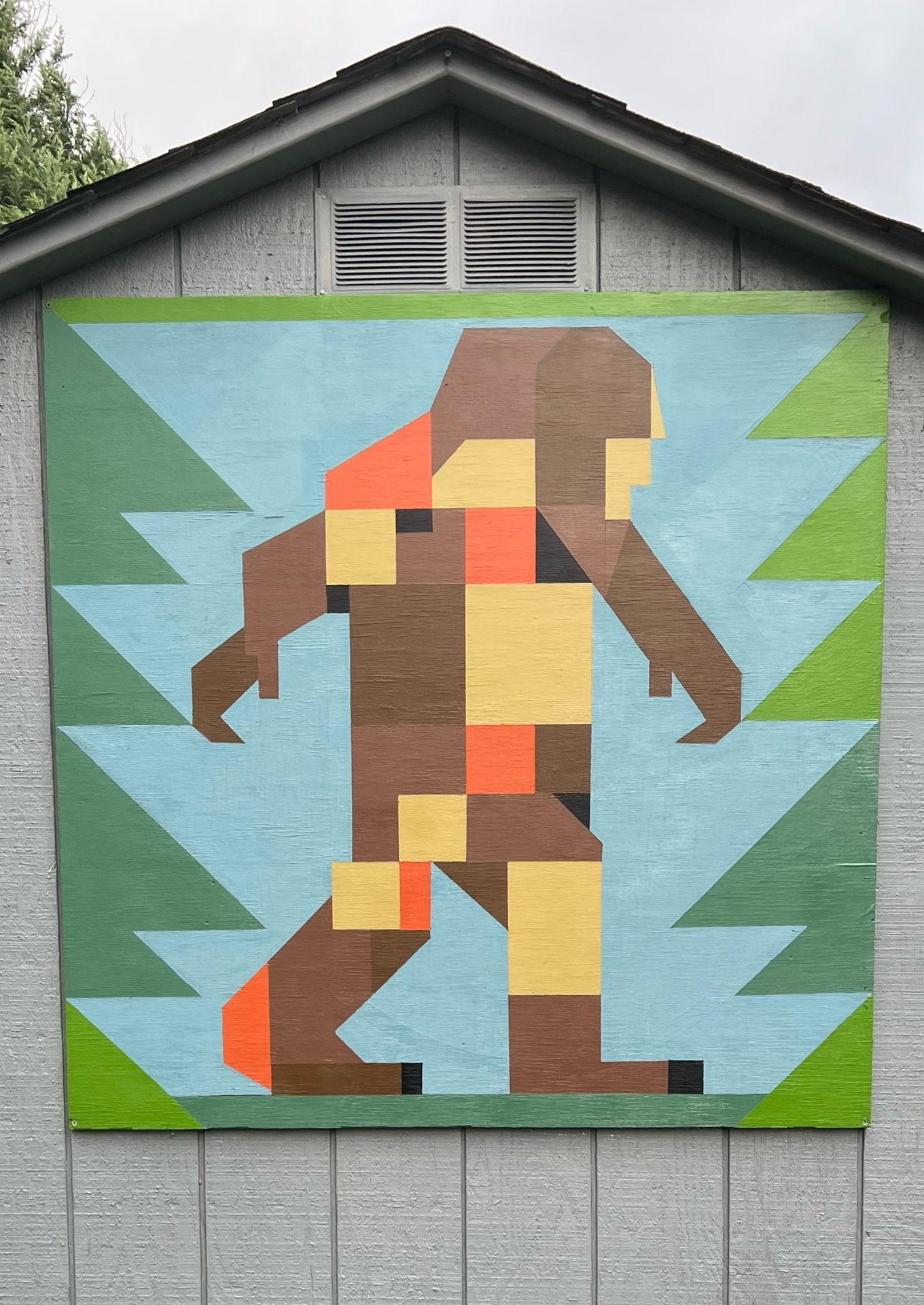 Sasquatch Barn Quilt