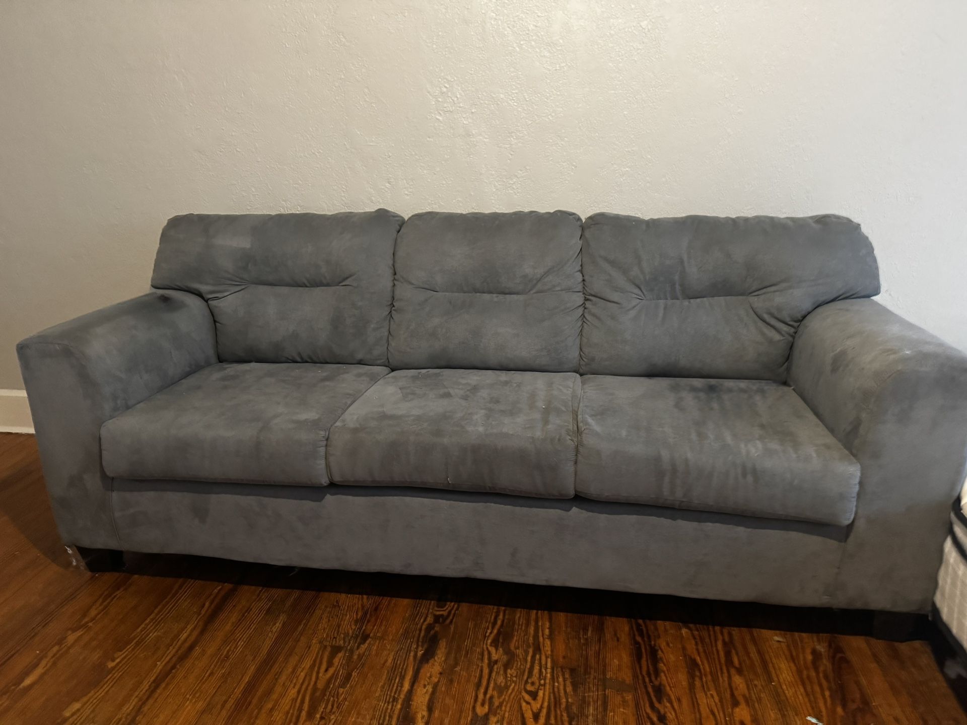 Blue/Grey Couch
