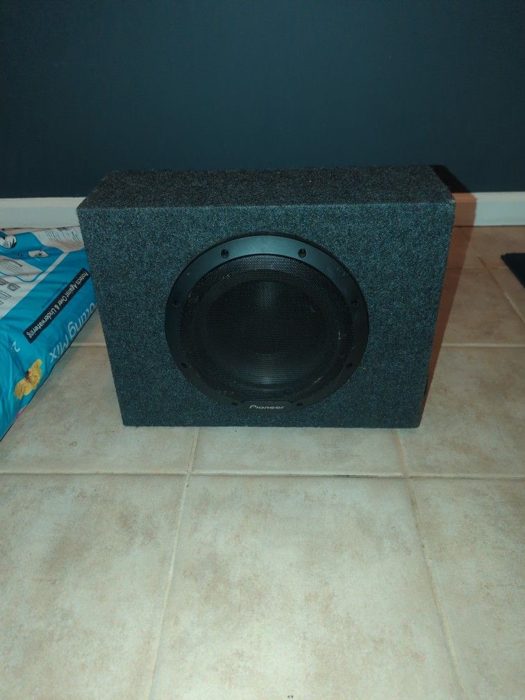 Pioneer - TS-WX1010A subwoofer w/built-in amplifier