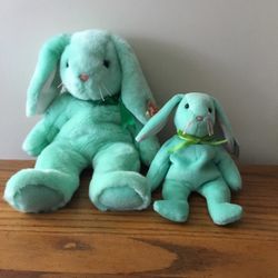 Easter TY HIPPITY Buddy and Beanie BUNNY Plush New