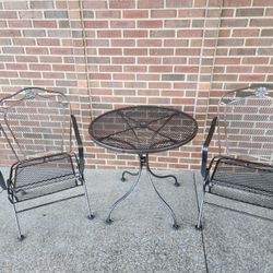 *** WROUGHT IRON PATIO FURNITURE ***