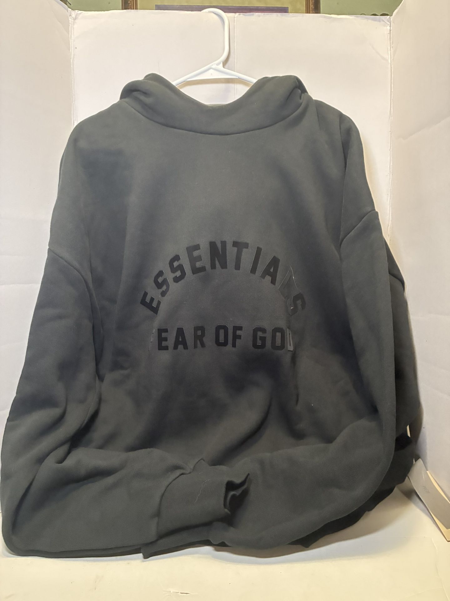 Jet Black Essential Hoodie 