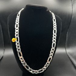 Cadena Fígaro en plata 925