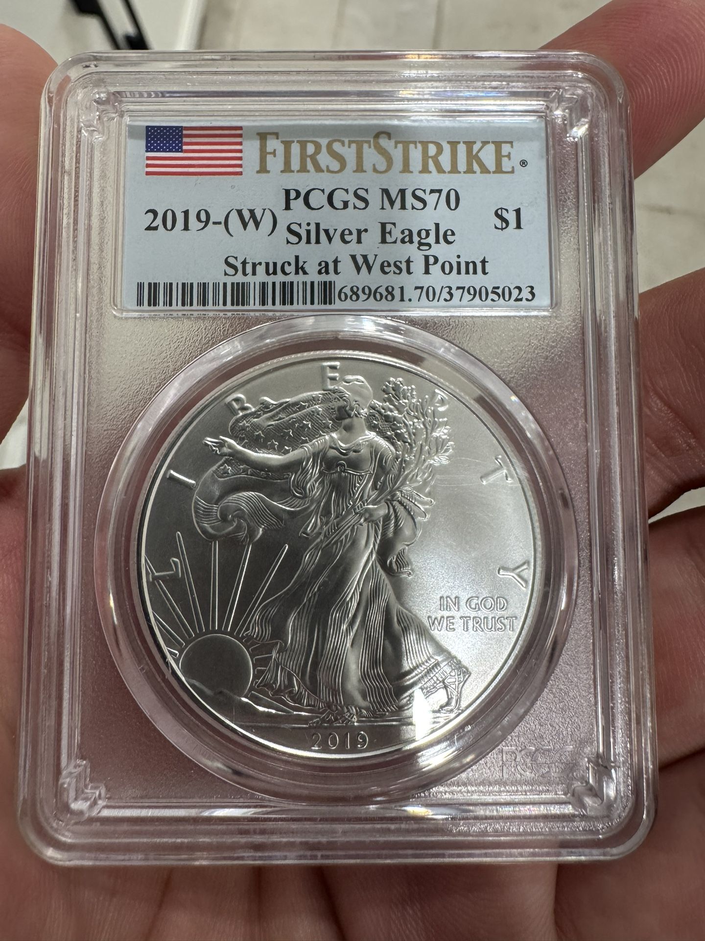 2019-(w) Silver Eagle PCGS MS70