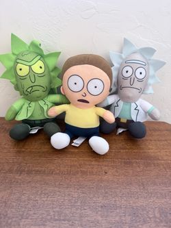Rick and Morty Plush Toy Set of 3