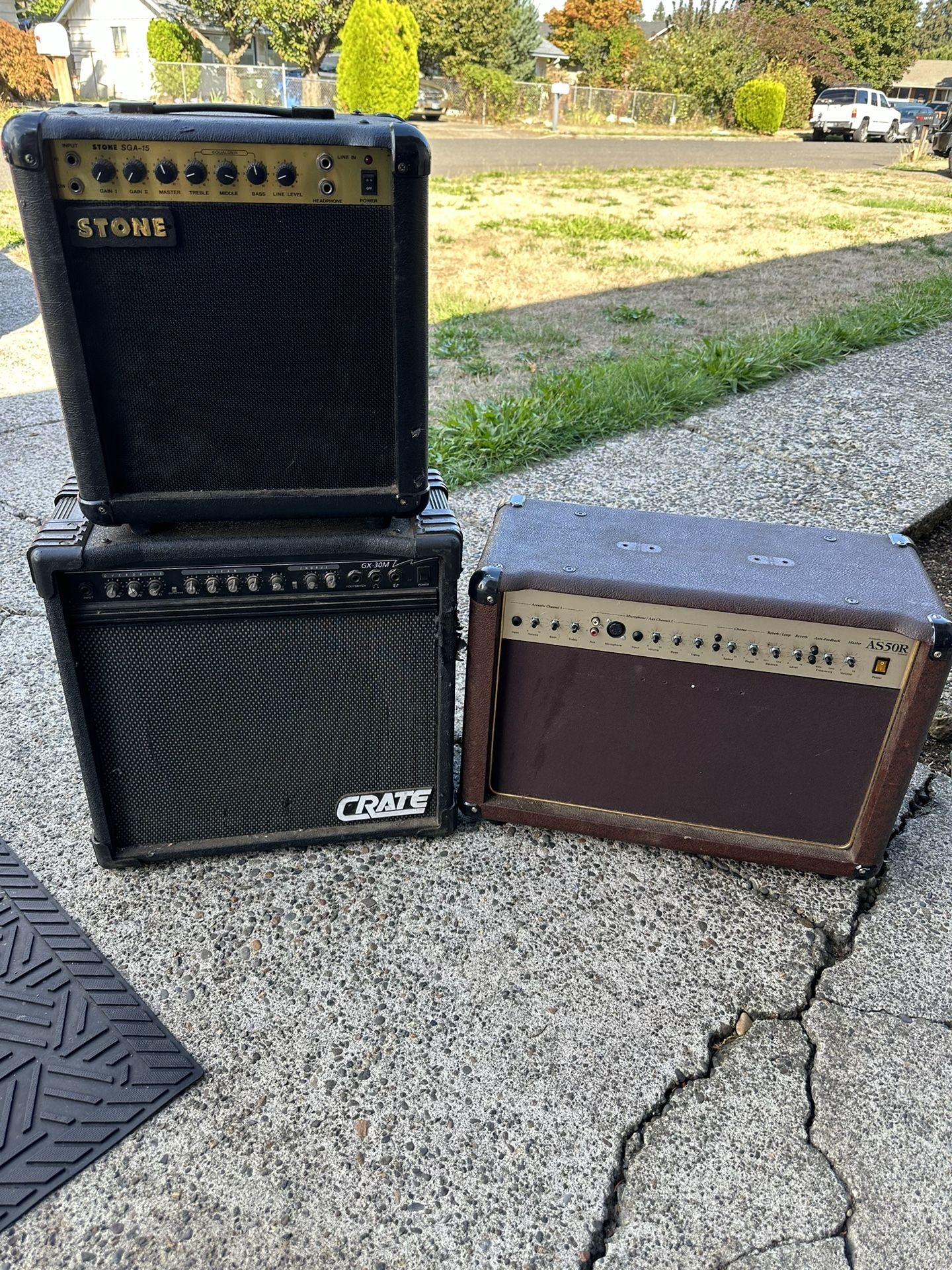 Three Amplifiers
