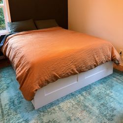 IKEA Queen Brimnes Bed 