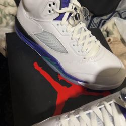 Brand New Jordan 5 Retro Grape Size 10.5