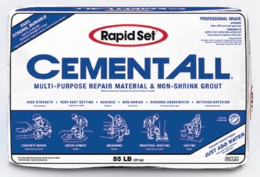 Rapid set 55 lbs. Cement All Multi-Purpose Construction Material & Non-Shrink Grout