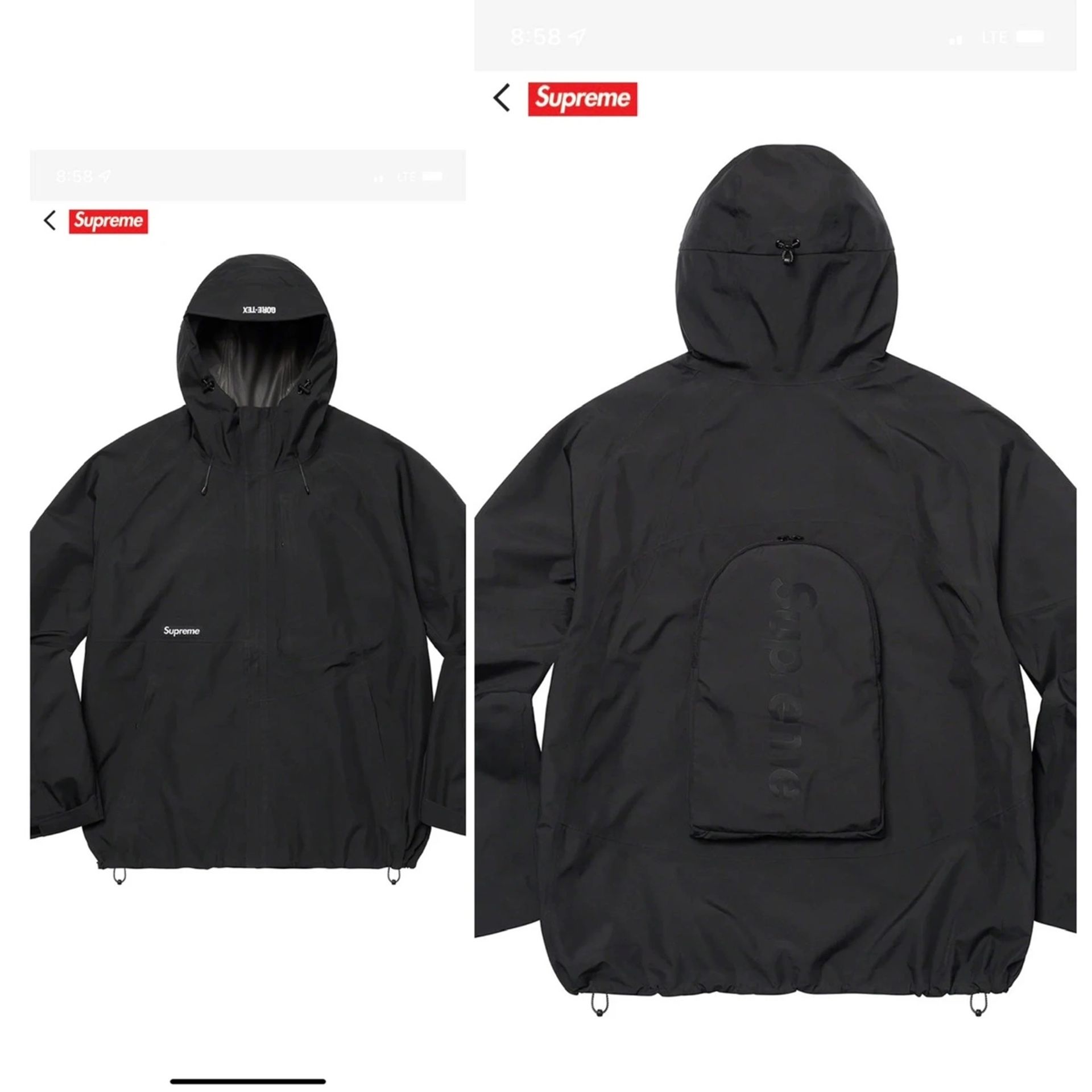 Supreme Rain Jacket For Sale 