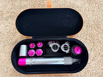 Dyson Airwrap Complete Hair Styler HS01 pink Silver Color 100V Used