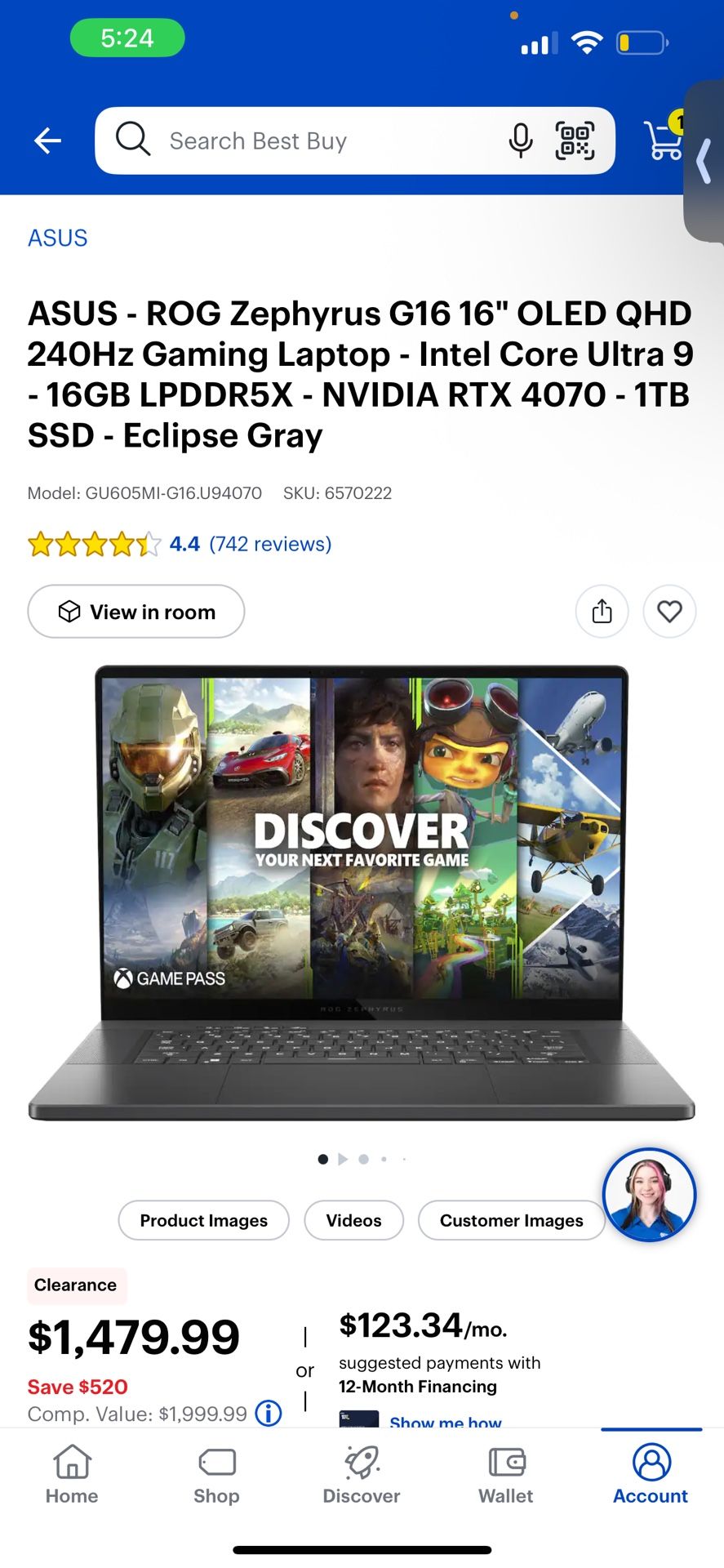 asus - rog zephyrus g16