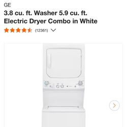 GE Washer And Dryer Combo