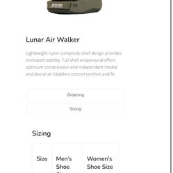 Lunar Air Walker Orthopedic Boot