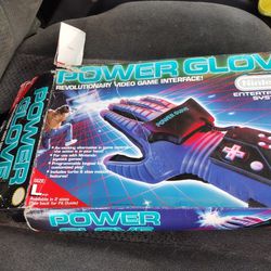 Vintage Nintendo Power Glove With Box And Instructions 