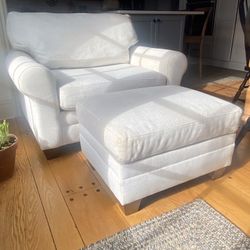 Nearly New Bassett Sofa, Chair & Ottoman