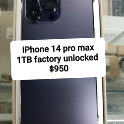 iPhone 14 Pro Max 1TB Factory unlocked 