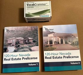 Nevada Real Estate Prelicense Books & Flashcards Set