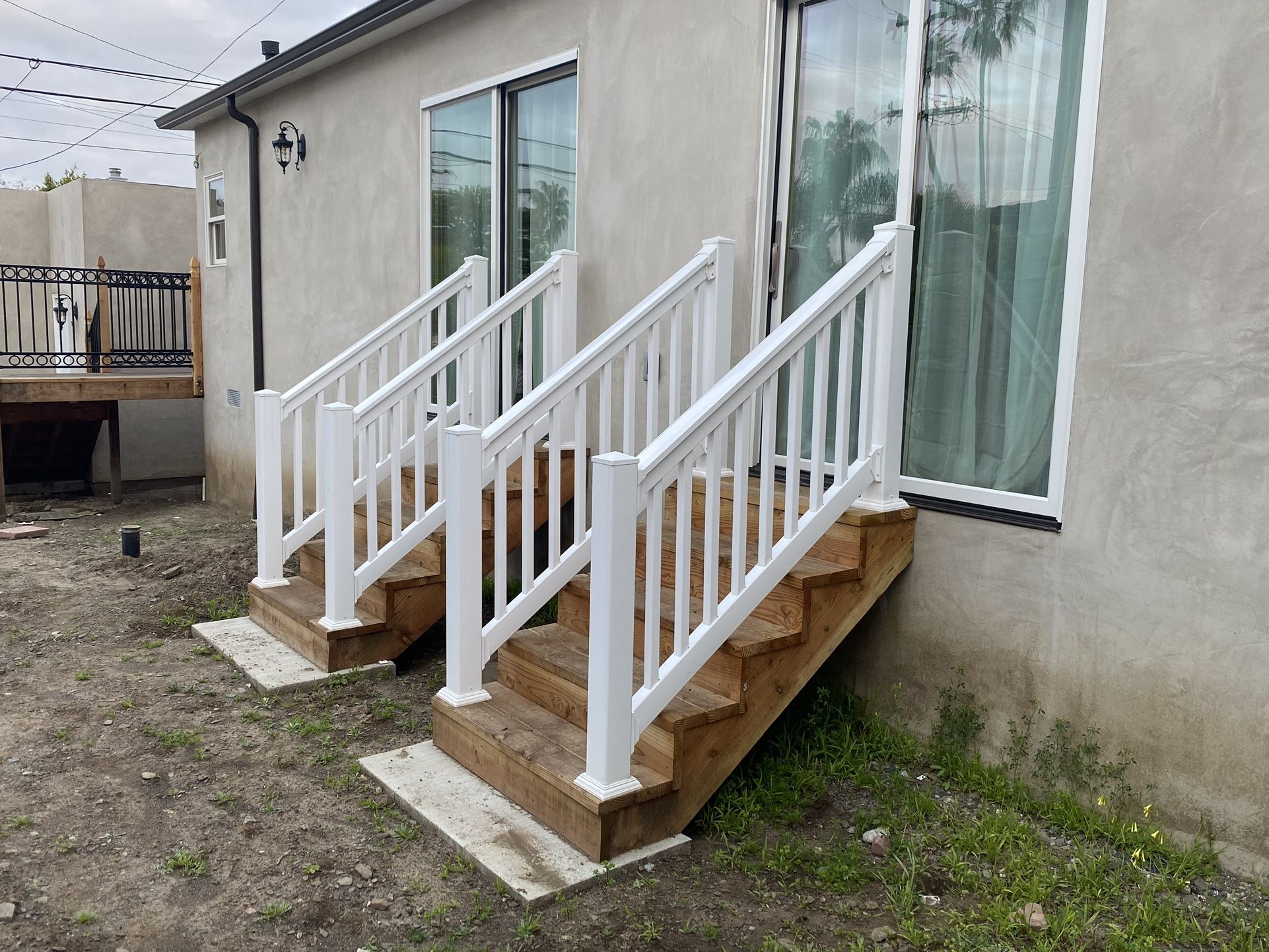 Veranda Vinyl Stair Railing Kit for 55” (5-steps, or less) Stair Case 37% off