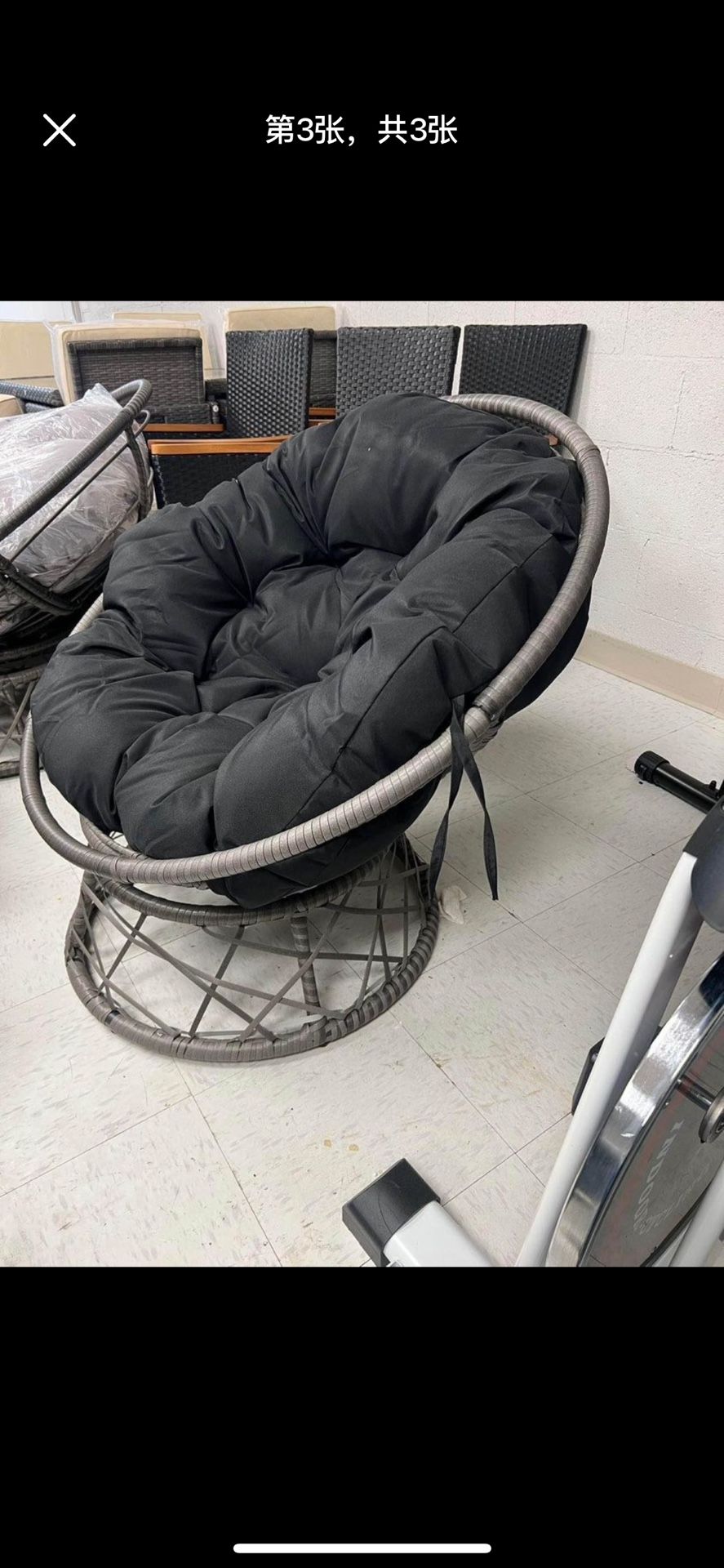 Bme 360 Swivel Comfy Papasan Chair 