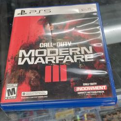 Call of duty modern warfare 3 PS5