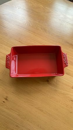 Williams Sonoma Red Ceramic Baking Dish – Made in Portugal