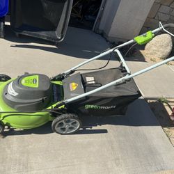 Green Works Electric Lawn Mower