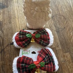 New Christmas Bows $5/Both