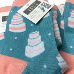 Blue groomsmen beer socks new - price for 2 pairs.