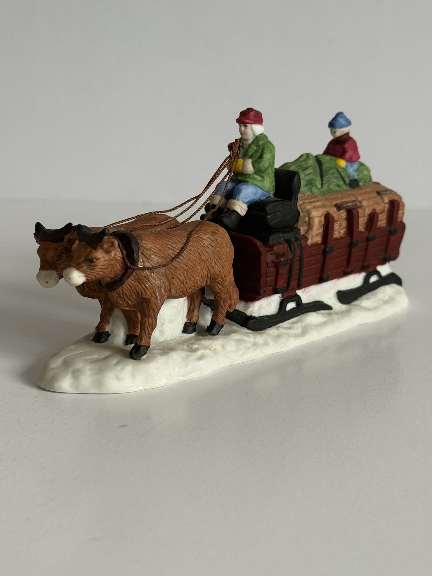 Department 56 “Horse-Drawn Wagon” Figurine – Excellent Conditio