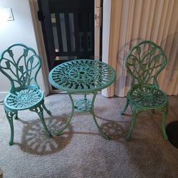 Metal Outdoor Table And Chairs 