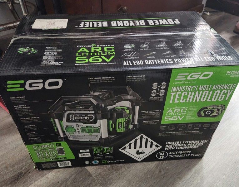 EGO Power+ Nexus 3000 Watt Portable Power Station Kit w/ (2) 7.5Ah Batteries PST3042
