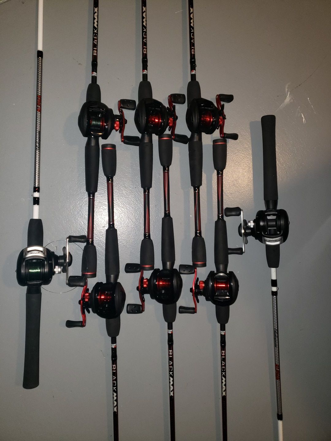 Fishing,, Abu Garcia Baitcasters / Lews Spinning combos.