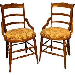 Antique Brown  Chairs 