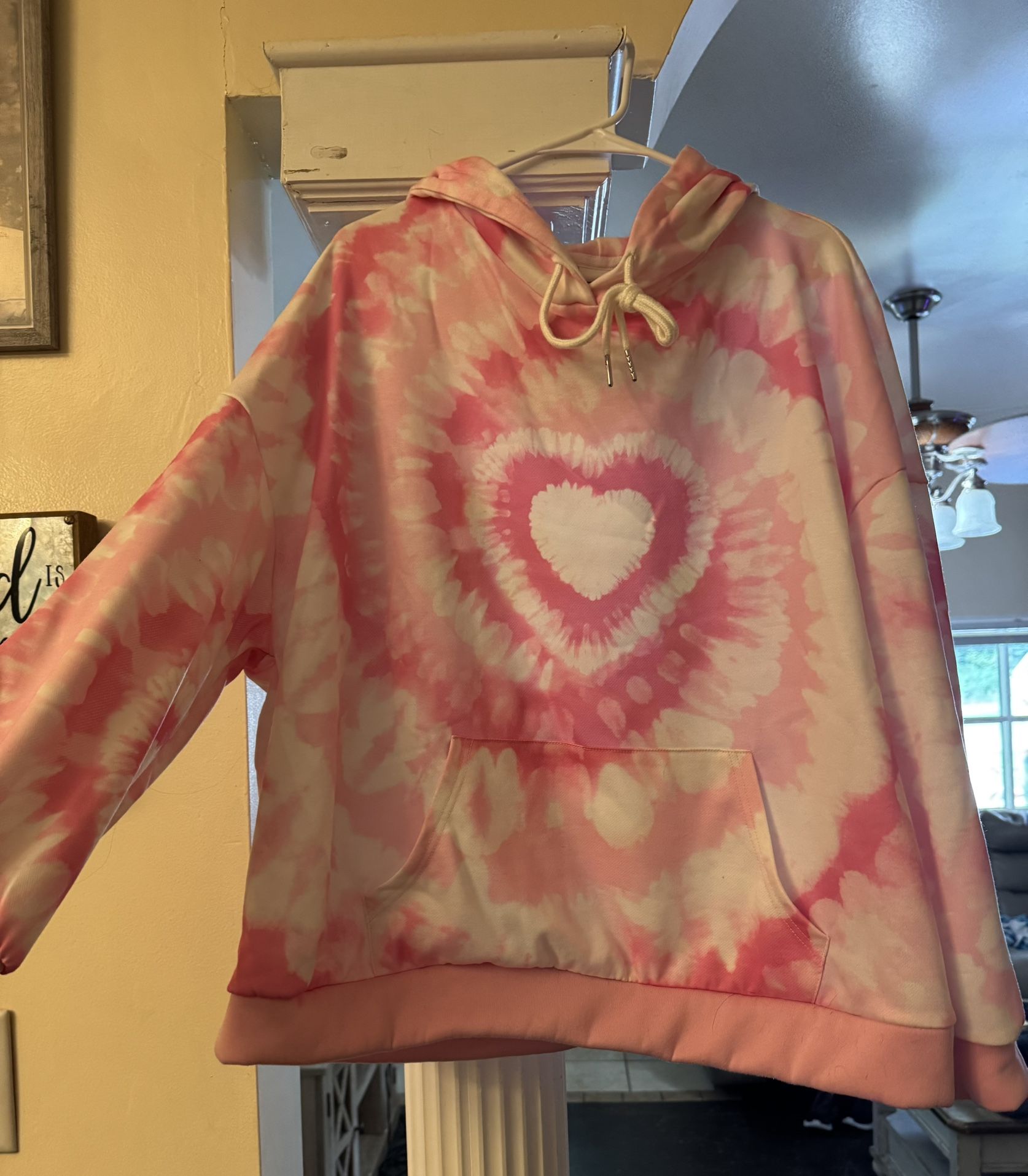 Strawberry Shortcake Pink Tie Dye Hoodie Size 3XL