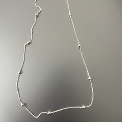 Italian Silver Necklace 