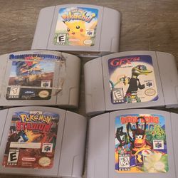 N64 Games For Sale Or Trade See Description