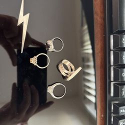 925 Silver Rings 