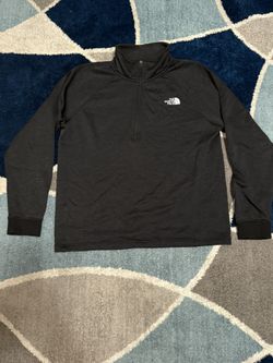 Charcoal Grey North Face 1/4 Zip
