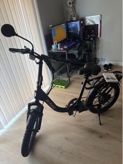 Actbest Black Electric Bicycle ( Comes with NEW Bike U Lock Set)