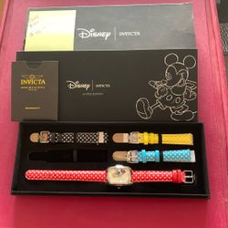 Ladies, Disney special edition in Victor watch with multicolored bands new In Box on eBay for $129 selling for $75 or best offer