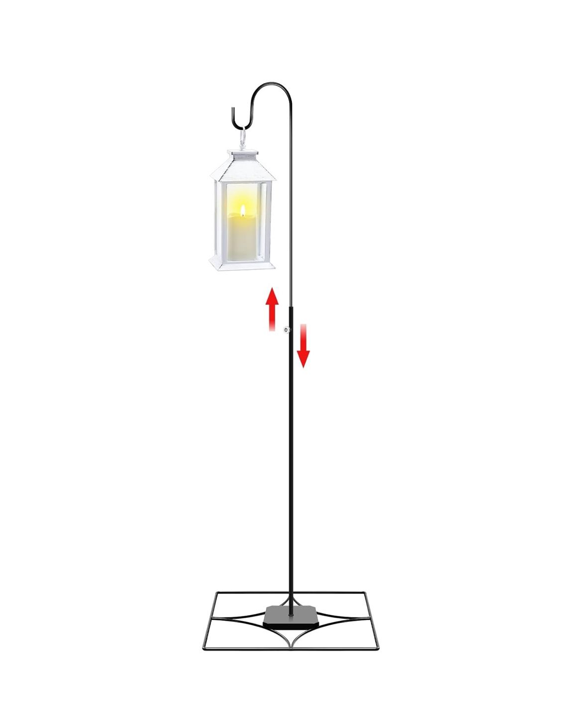Shepherd Hook for Outdoor 34"-55" Adjustable