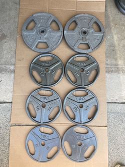 Weight Plates 100 lbs w/ 1 inch holes