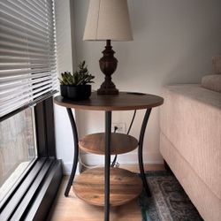End Table With Plugs
