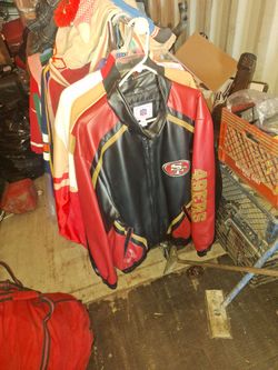 49 ers jacket size large