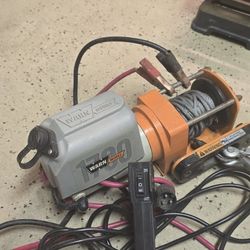 WARN Works 1700 DC Powered Utility Winch — 1700-Lb. Capacity, Model# 651700