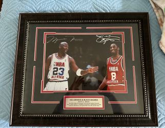 Facsimile MJ & Kobe Bryant Frame