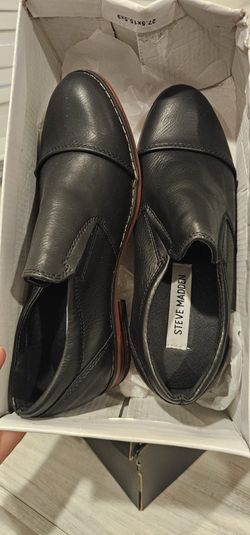 Steve Madden Boys Leather Dress Shoes